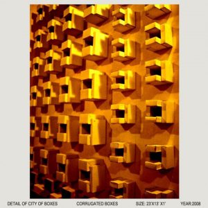 DETAIL OF CITY OF BOXES